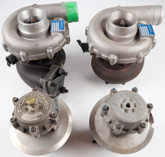 Porsche Turbolader und Wastegate für 956 und 962